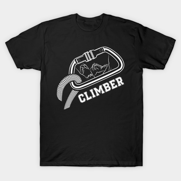 Climber T-Shirt by designbek